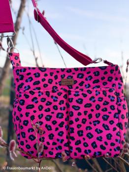 Preview: Dekodruck Leo Pink/Blau von Swafing